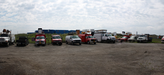 Outdoor Lock Up parking